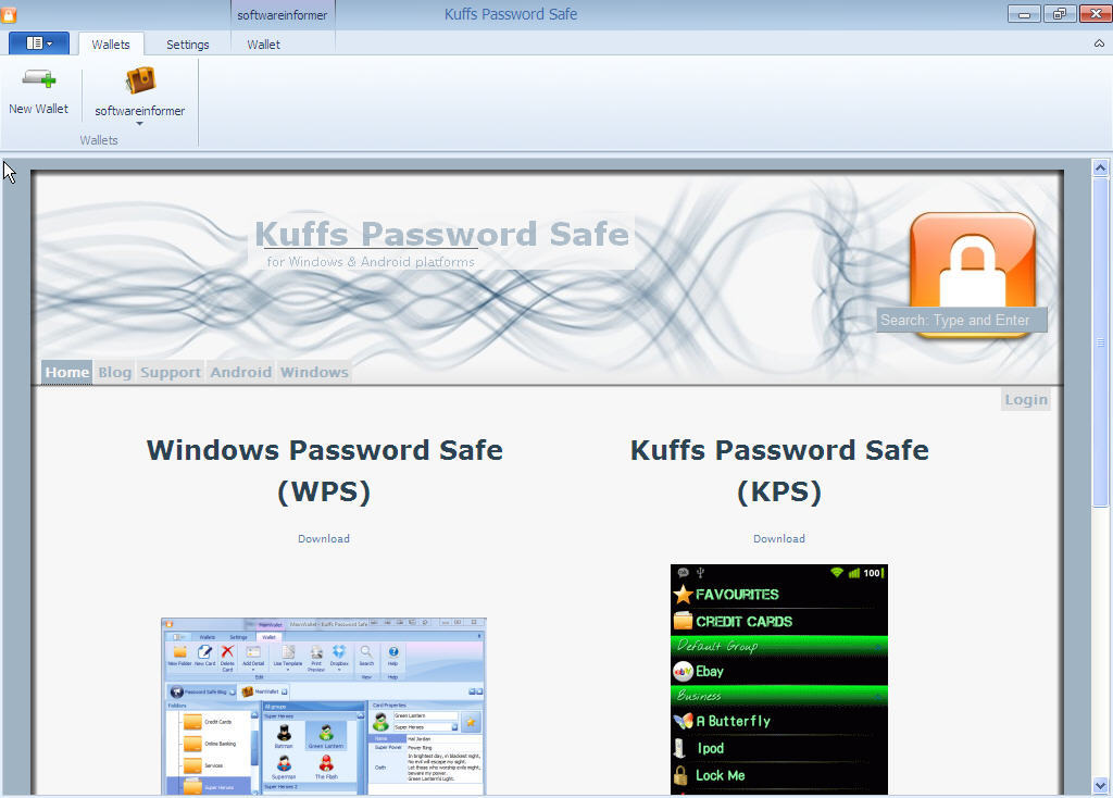 kuffs password safe download